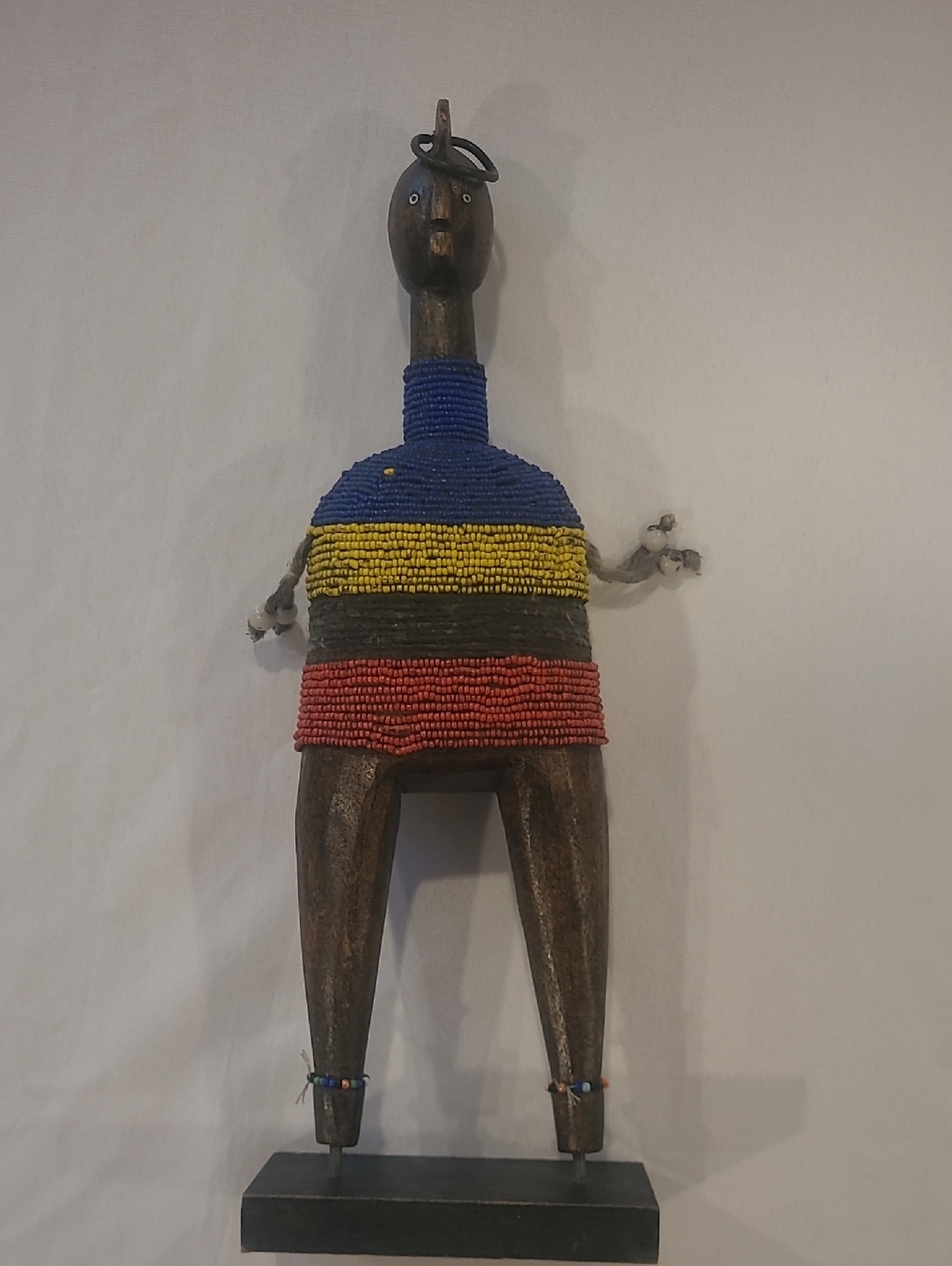 Hand-Carved Namji African Fertility Doll 14"